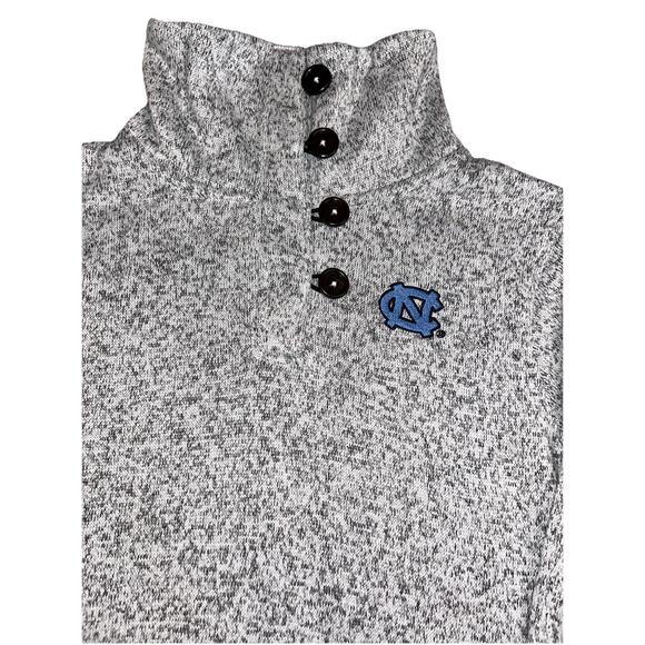 NC Tar Heel Champion Elite College NCAA Pullover Sweatshirt Gray Size Medium - Picture 2 of 9